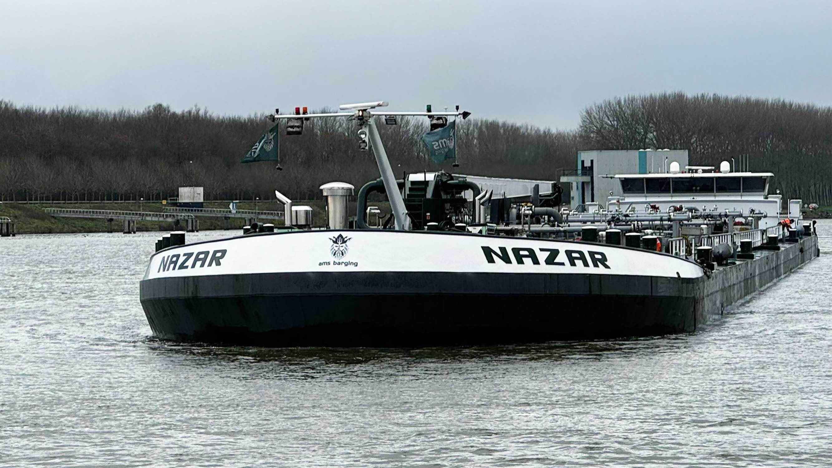 mts nazar, fleet ams, ams barging, bunker barge